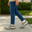 Breathable No - Tie Stretch Shoes - Khaki - ComfortWear