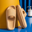 Heel Support Cushion Slides - Khaki - ComfortWear Store