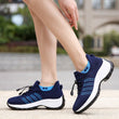 Ortho Stretch Cushion Shoes - White Blue - ComfortWear Store
