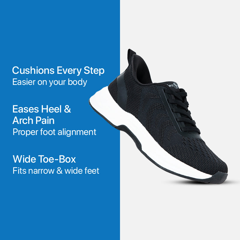 Flow Hands-Free Shoes - Black White
