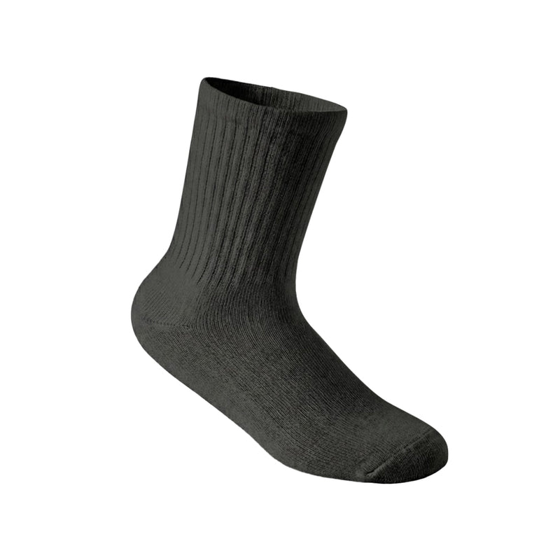 3-Pack Cushioned Socks (Black)