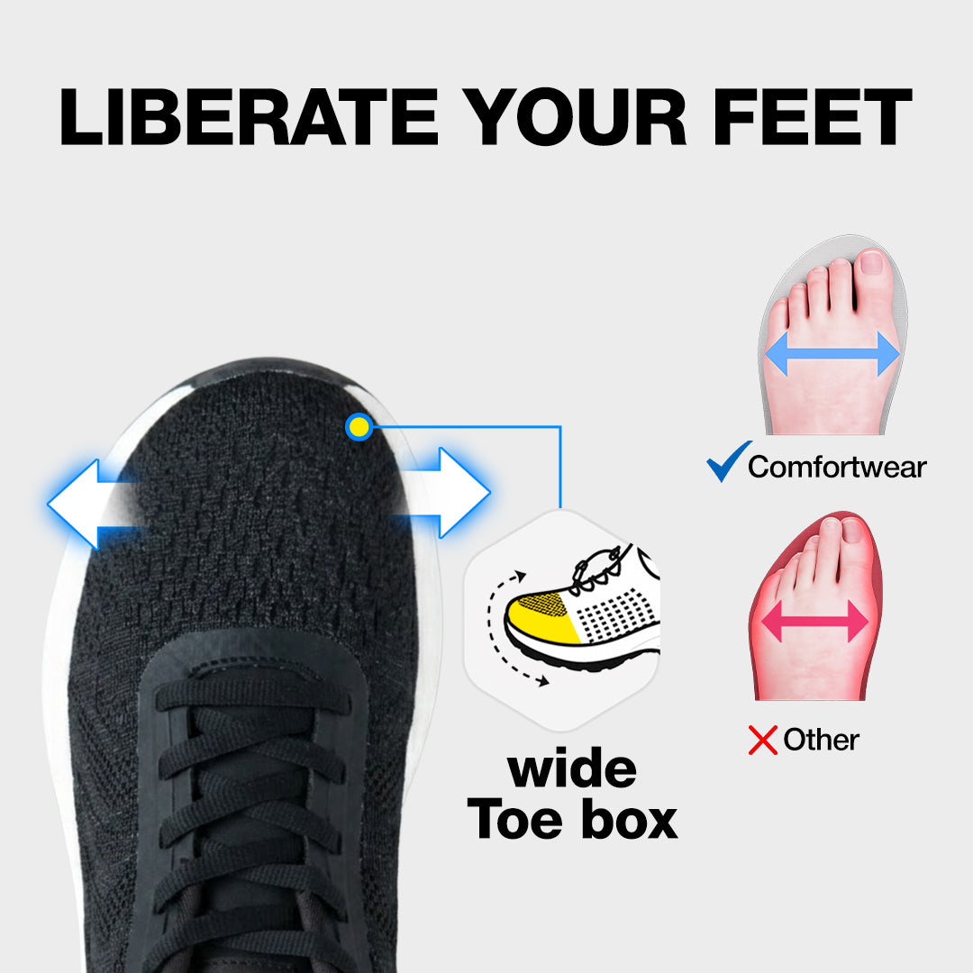 Zapatillas Ortho Performance Max Stretch - Totalmente negras