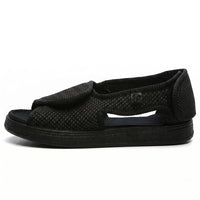 Chelsea Wide Feet Sandals - Black
