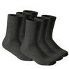 6-Pack Cushioned Socks (Black)