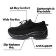 Ortho Stretch Cushion Shoes - Midnight Black