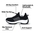 Ortho Stretch Cushion Shoes - Black White