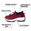 Ortho Stretch Cushion Shoes - Red
