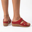 Ortho Roman Cushion Sandals - Red