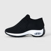 Breathable No-Tie Stretch Shoes - Black White