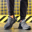Orthopedic Reinforced Safety Steel Toe Boots - Black - ComfortWear